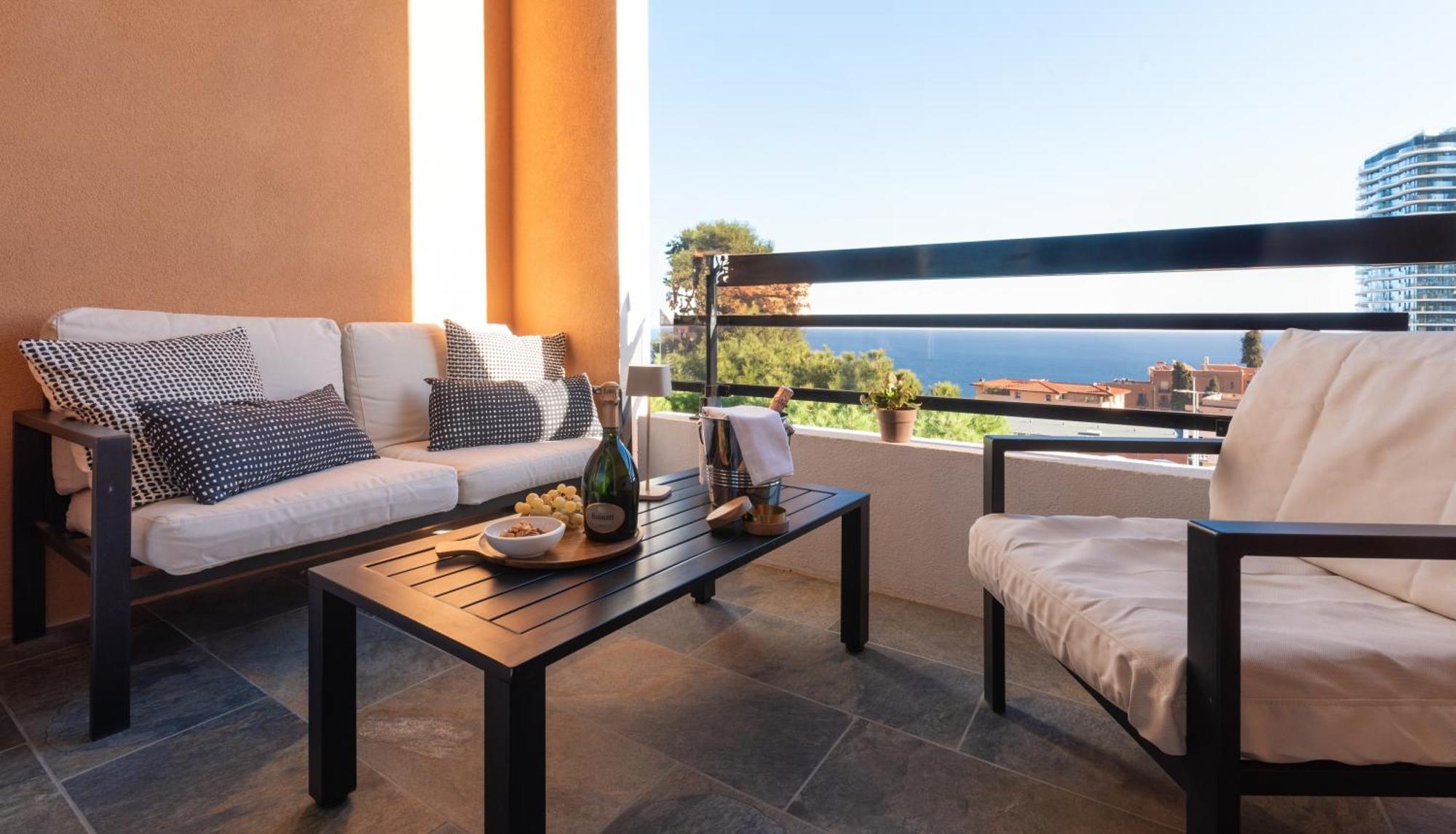 Monaco Border Luxury Suite - Sea View - Pool Beausoleil Esterno foto